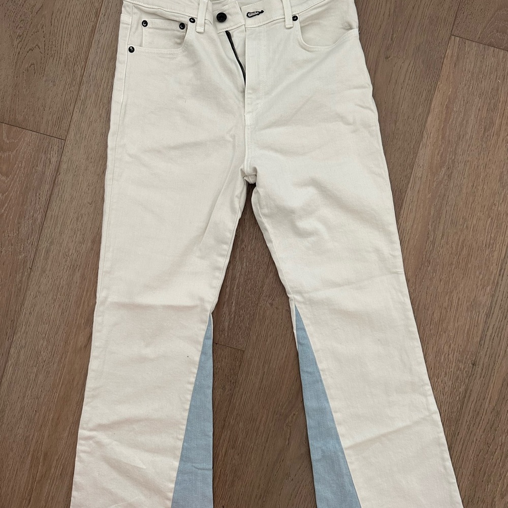 Chic Two-Tone Jeans